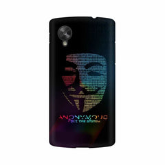 Anon Hackers Mobile Cover For LG Nexus 5