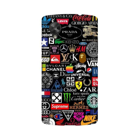 Brands Logo's Mobile Cover For LG Nexus 5