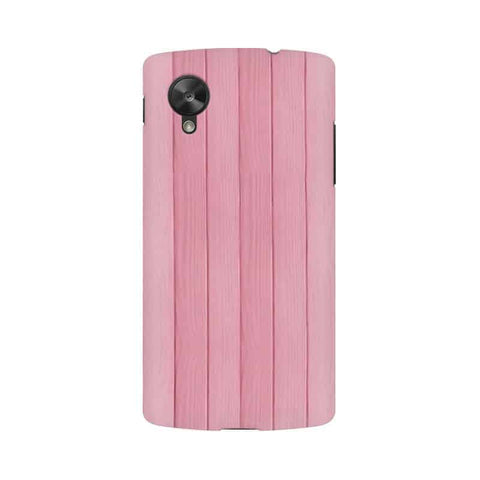 Pink Wood Mobile Cover For LG Nexus 5