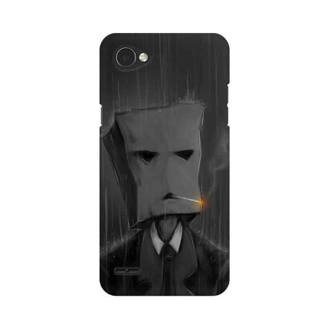 Smoking in The Rain Mobile Cover For LG Q6