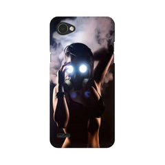 Gas Mask Girl Mobile Cover For LG Q6