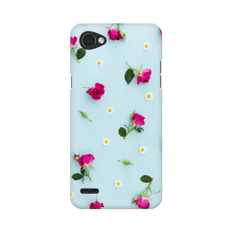 Floral Background Mobile Cover For LG Q6