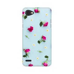 Floral Background Mobile Cover For LG Q6