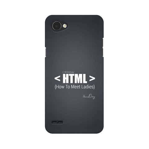 HTML Mobile Cover For LG Q6