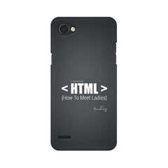 HTML Mobile Cover For LG Q6