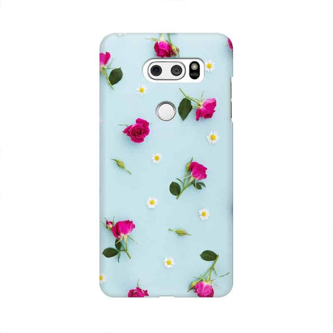 Floral Background Mobile Cover For LG V30