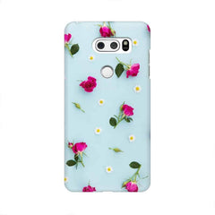 Floral Background Mobile Cover For LG V30
