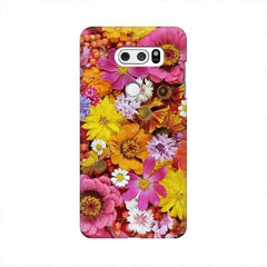 Colorful Flowers Background Mobile Cover For LG V30
