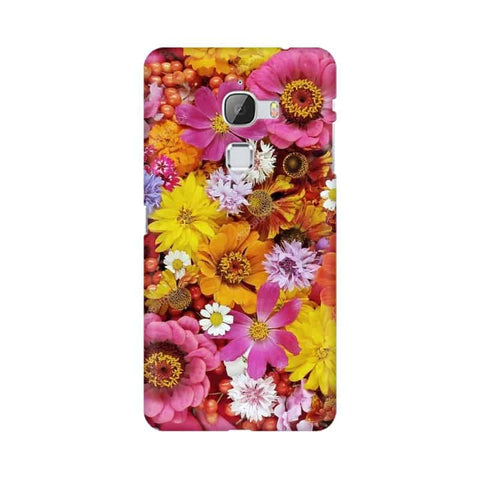Colorful Flowers Background Mobile Cover For LeEco Le Max
