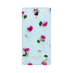 Floral Background Mobile Cover For Lenovo A2010