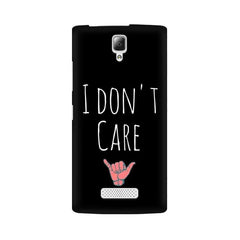 I Don't Care Mobile Cover For Lenovo A2010