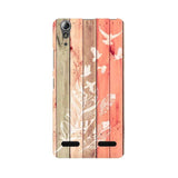 Wood Style Mobile Cover For Lenovo A6000 Plus