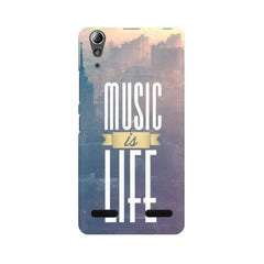 Music is Life Mobile Cover For Lenovo A6000