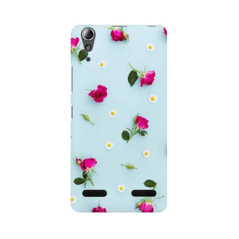 Floral Background Mobile Cover For Lenovo A6000