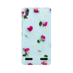 Floral Background Mobile Cover For Lenovo A6000