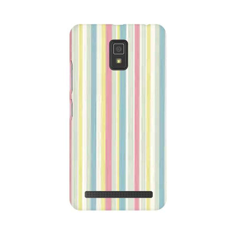 Pastel Lines Mobile Cover For Lenovo A6600