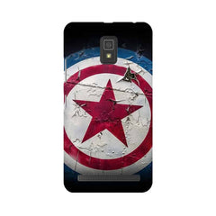 Captain America Mobile Cover For Lenovo A6600
