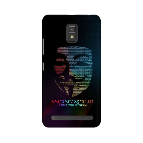 Anon Hackers Mobile Cover For Lenovo A6600