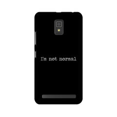 I'm not Normal Mobile Cover For Lenovo A6600