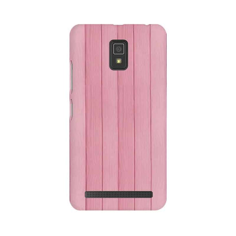 Pink Wood Mobile Cover For Lenovo A6600