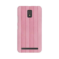 Pink Wood Mobile Cover For Lenovo A6600