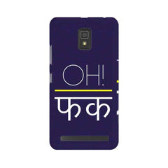 Oh Fuck Wallpaper Mobile Cover For Lenovo A6600