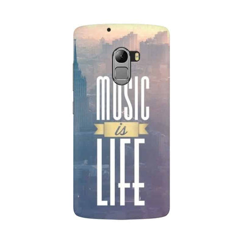 Music is Life Mobile Cover For Lenovo A7010