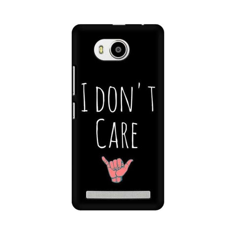 I Don't Care Mobile Cover For Lenovo A7700