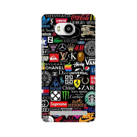Brands Logo's Mobile Cover For Lenovo A7700