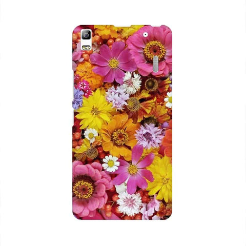 Colorful Flowers Background Mobile Cover For Lenovo K3 Note