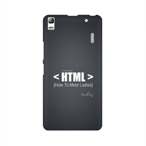 HTML Mobile Cover For Lenovo K3 Note