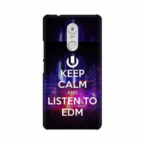 Keep Calm And Listen To EDM Mobile Cover For Lenovo K6 Note