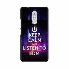 Keep Calm And Listen To EDM Mobile Cover For Lenovo K6 Note