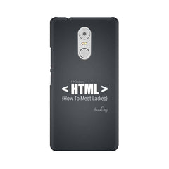 HTML Mobile Cover For Lenovo K6 Note