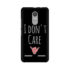 I Don't Care Mobile Cover For Lenovo K6 Power