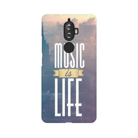 Music is Life Mobile Cover For Lenovo K8 Plus