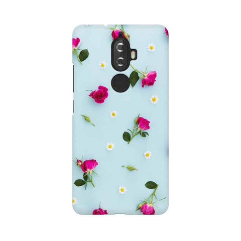 Floral Background Mobile Cover For Lenovo K8 Plus