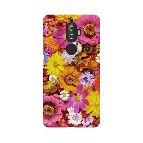 Colorful Flowers Background Mobile Cover For Lenovo K8 Plus
