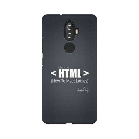 HTML Mobile Cover For Lenovo K8 Plus