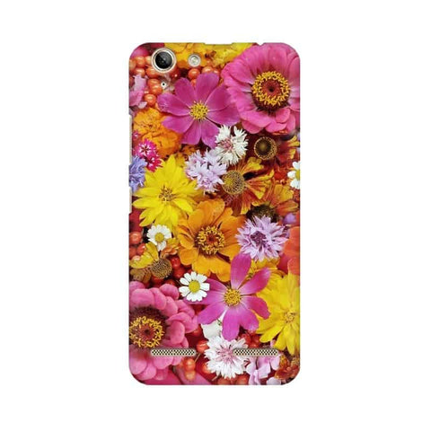Colorful Flowers Background Mobile Cover For Lenovo Lemon 3