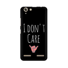 I Don't Care Mobile Cover For Lenovo Lemon 3