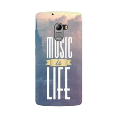 Music is Life Mobile Cover For Lenovo Vibe K4 Note
