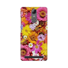 Colorful Flowers Background Mobile Cover For Lenovo Vibe K5 Note