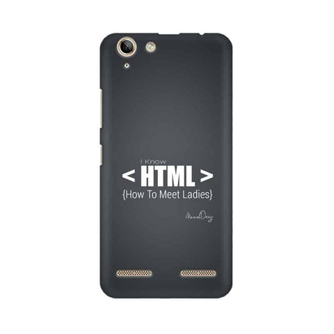HTML Mobile Cover For Lenovo Vibe K5 Plus