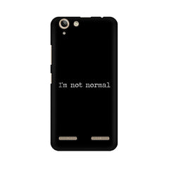 I'm not Normal Mobile Cover For Lenovo Vibe K5 Plus