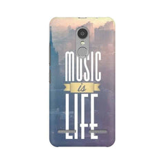 Music is Life Mobile Cover For Lenovo Vibe K6