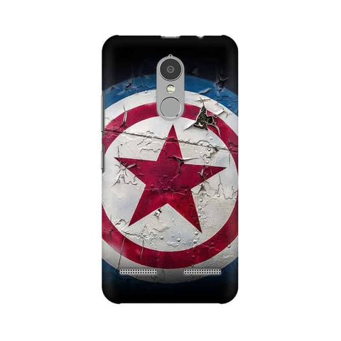 Captain America Mobile Cover For Lenovo Vibe K6