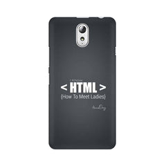 HTML Mobile Cover For Lenovo Vibe P1M