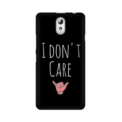 I Don't Care Mobile Cover For Lenovo Vibe P1M