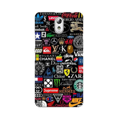 Brands Logo's Mobile Cover For Lenovo Vibe P1M